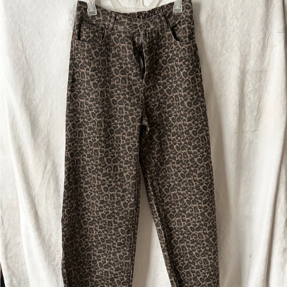 Leopard Print Pants - image 1